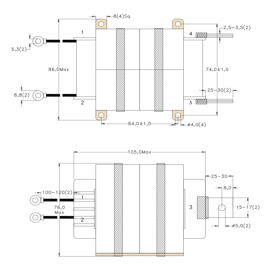 Item # E6527, E6527 Dual Active Bridge PSFB Transformer On MPS ...