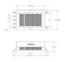 Dimensional Drawing for P9124 Series 4 WATT SMD CCFL TRANSFORMER